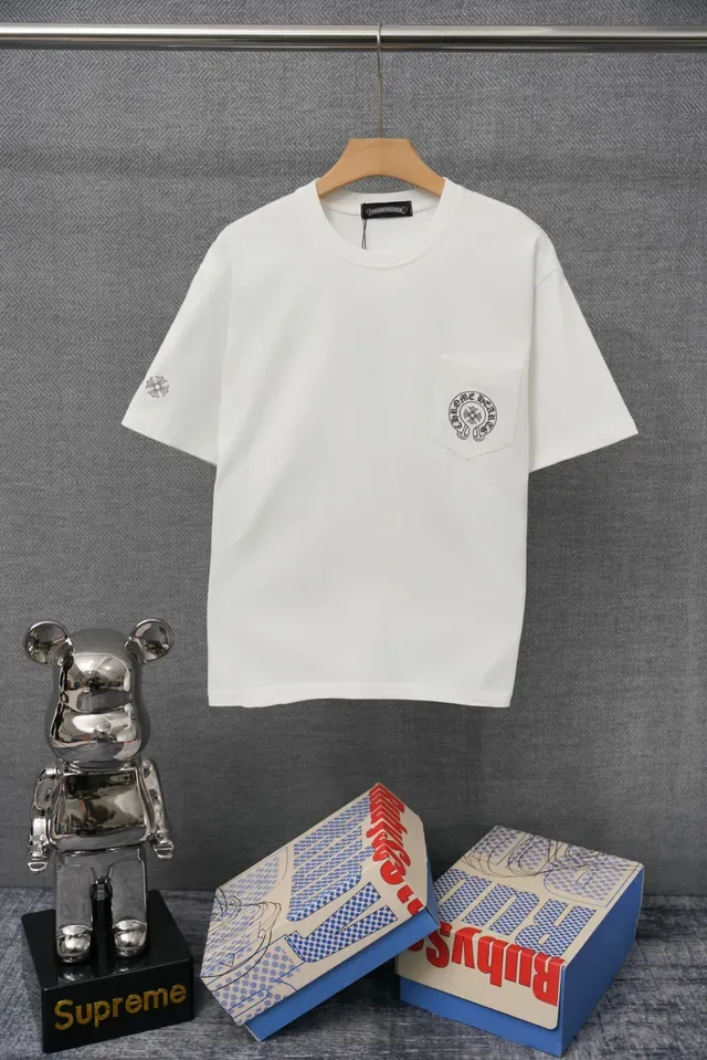 Chrome Hearts 黑色刺绣口袋T恤 3