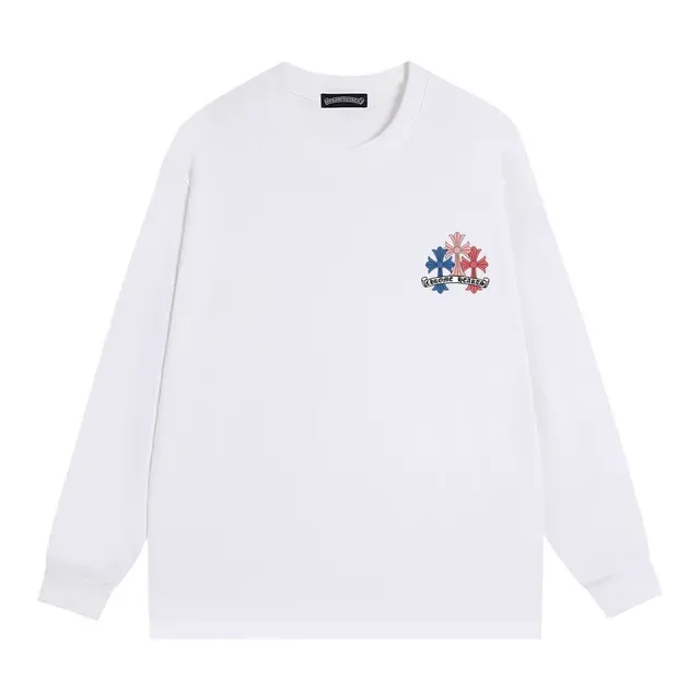 Chrome Hearts Graphic Tee Black Multicolor Long-Sleeve Crewneck T-Shirt 9