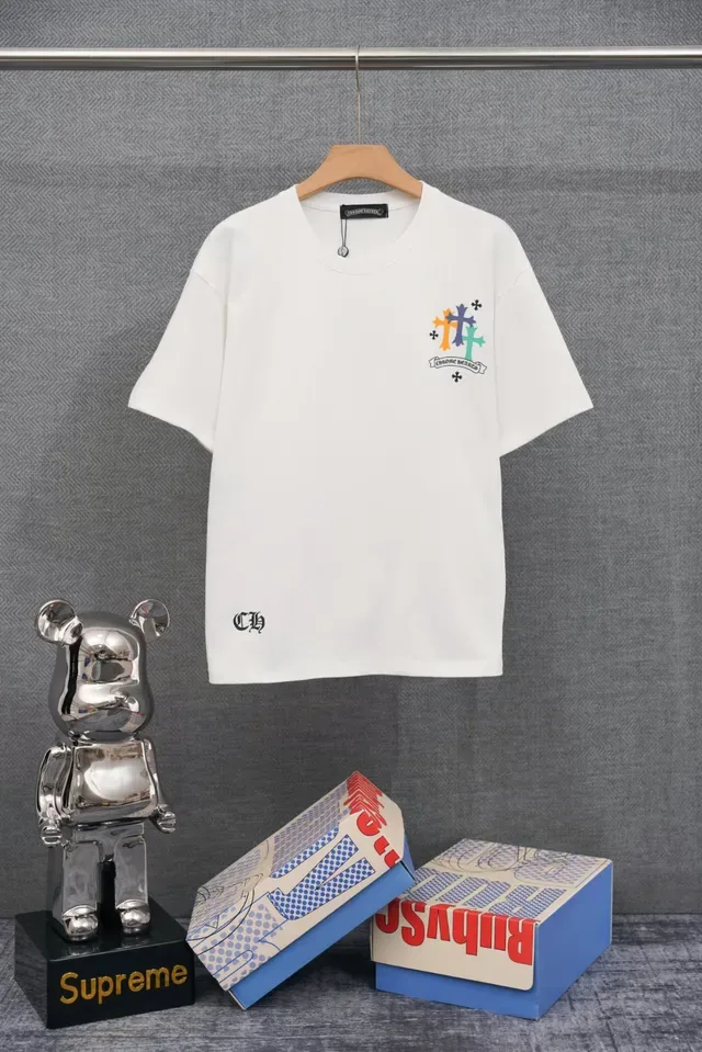 Chrome Hearts Multi-Cross Graphic Black T-Shirt 3