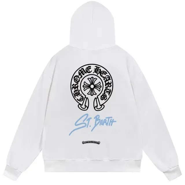 Chrome Hearts St. Barth Graphic Back-Print Black Hoodie 3