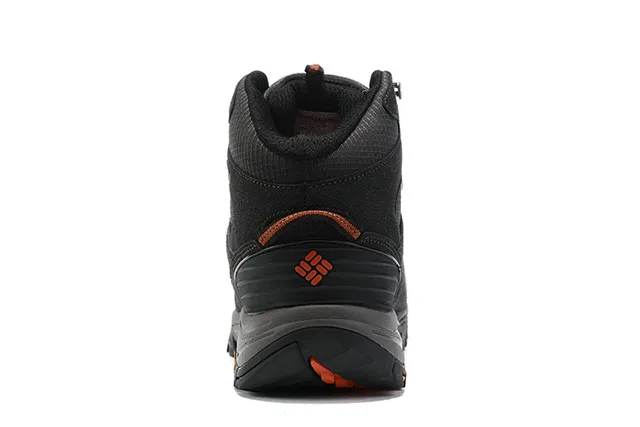 Columbia Bottes de randonnée imperméables à talons hauts noires grises 4