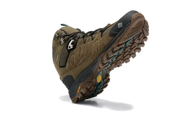 Columbia Bottes de randonnée imperméables à talons hauts noires grises 11