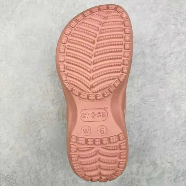 Crocs 经典平台洞洞鞋 尘粉色 2