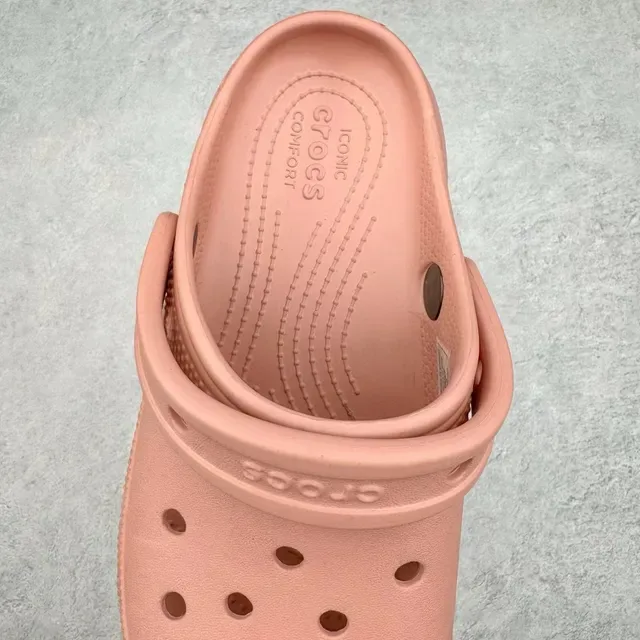 Crocs 经典平台洞洞鞋 尘粉色 6