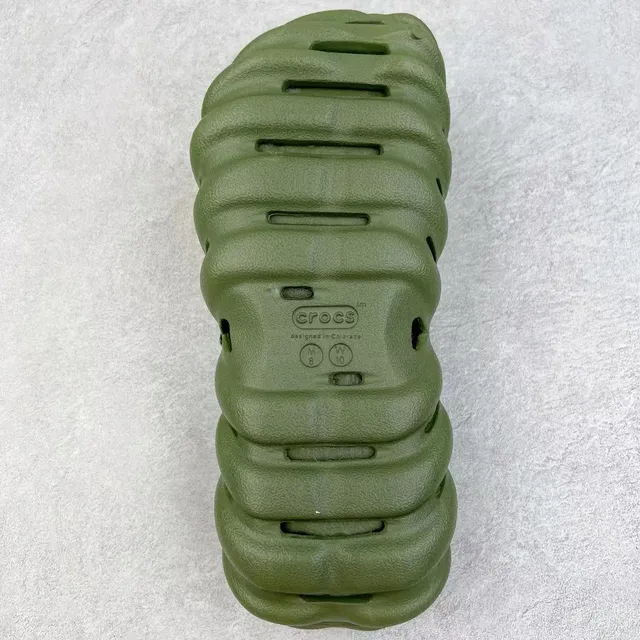 Crocs Echo Clog Verde Oliva Espuma Moldada Clog 2