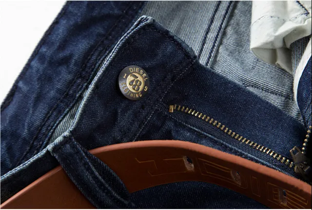 Diesel Distressed Mid-Wash Slim-Straight Jeans 4