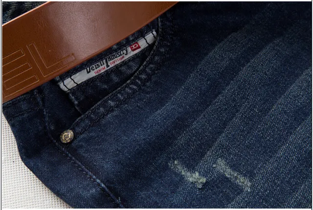 Diesel Distressed Mid-Wash Slim-Straight Jeans 5
