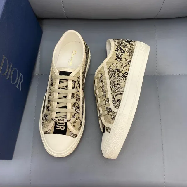 Dior B23 Beige Toile de Jouy Print zapatillas lifestyle 4