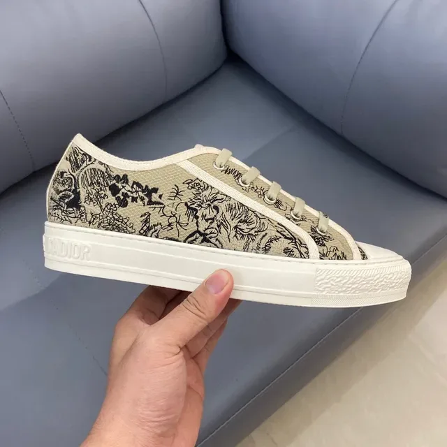 Dior B23 Beige Toile de Jouy Print zapatillas lifestyle 6