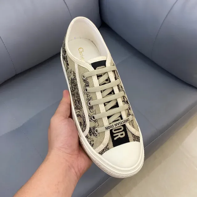 Dior B23 Beige Toile de Jouy Print zapatillas lifestyle 7