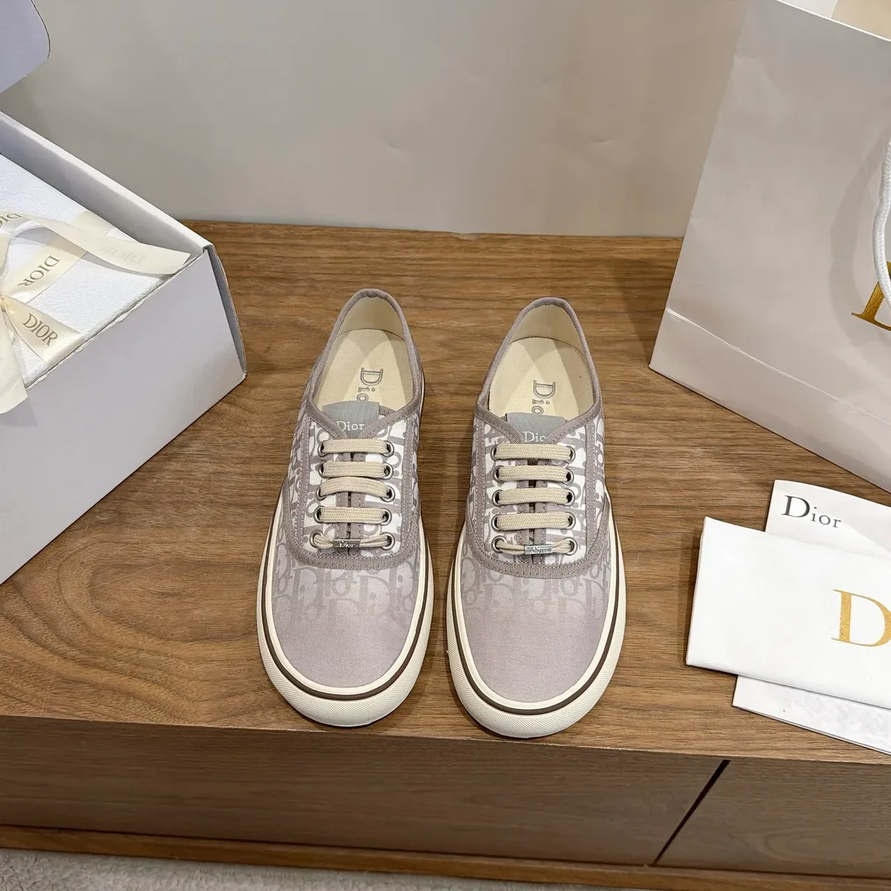 Dior B23 Monogram Canvas Low-Top Lifestyle Sneakers 5