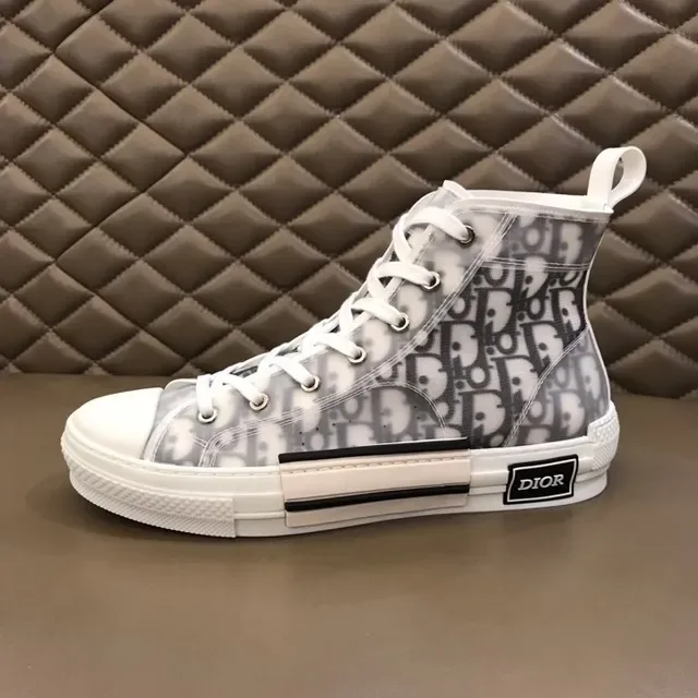 Dior B23 Monogram-Print High-Top Lifestyle Sneakers 6