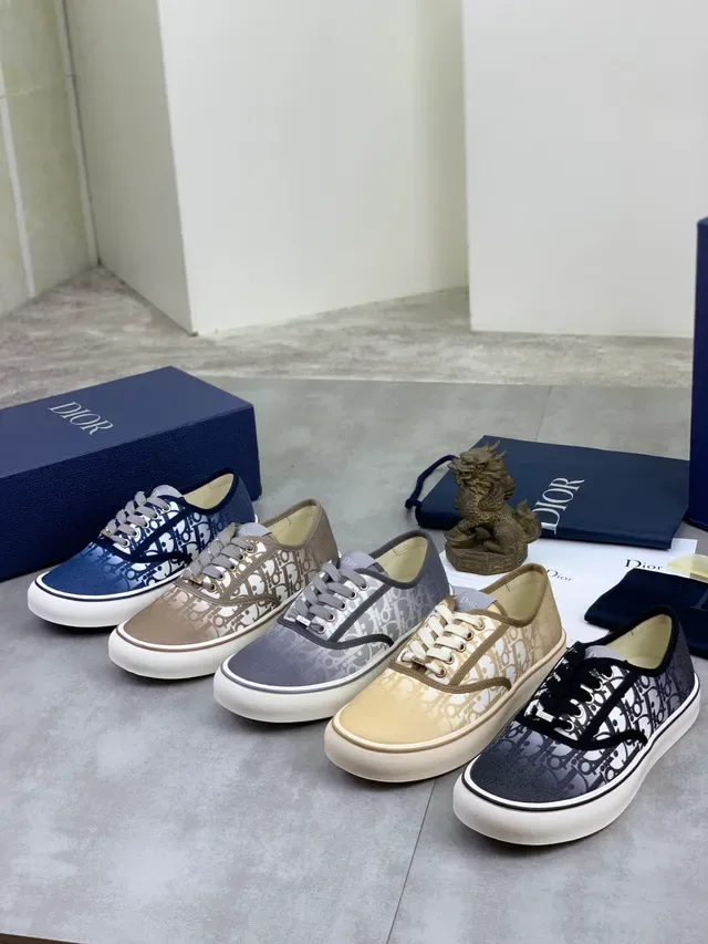 Dior B23 Zapatillas Azul marino Oblique Monogram Lifestyle 2
