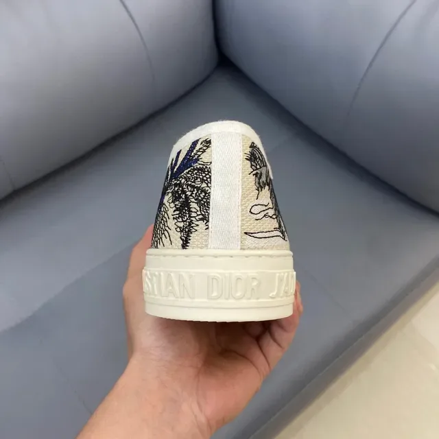 Dior B23 Navy Oblique Print Lifestyle Sneakers 8