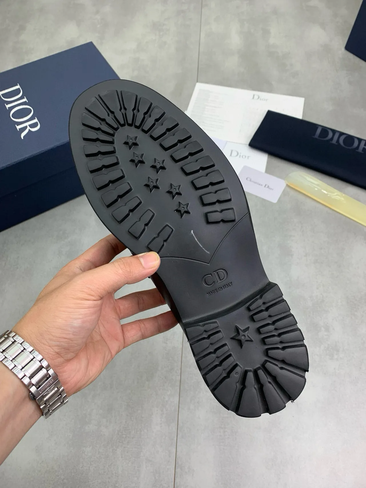 Dior B27 Loafer Black Polished Leather Penny Loafer 4