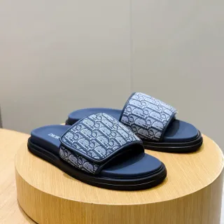 Dior B27 Monograma Oblicuo Zapatillas Plataforma Azul Marino
