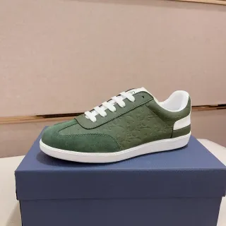 Dior B27 Vert Olive Monogram Sneakers Lifestyle
