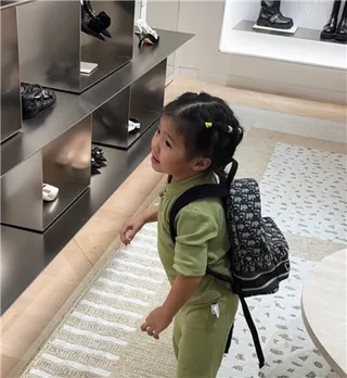 Dior Book Tote ميني باك باك بحري Oblique Monogram كاجوال باك باك 14