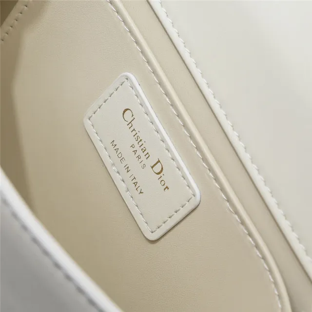 Dior سرج أسود ذهبي مهيكل مستطيل طي CD قفل دوران سرج حقيبة 3