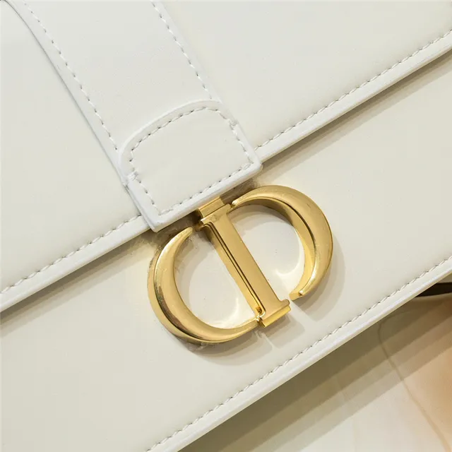 Dior سرج أسود ذهبي مهيكل مستطيل طي CD قفل دوران سرج حقيبة 7