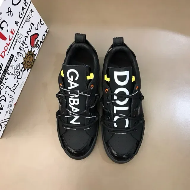 Dolce & Gabbana Defender Black Oversized Strap Lifestyle Sneakers 2