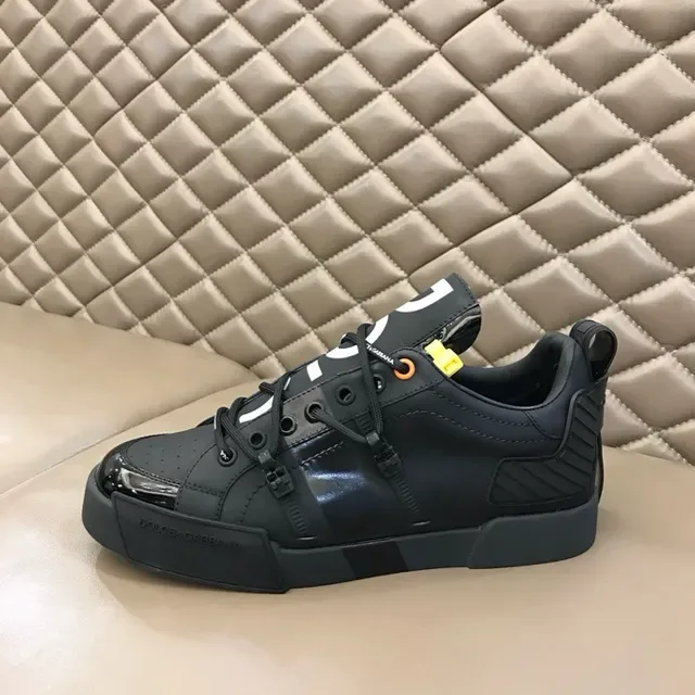 Dolce & Gabbana Defender Black Oversized Strap Lifestyle Sneakers 3