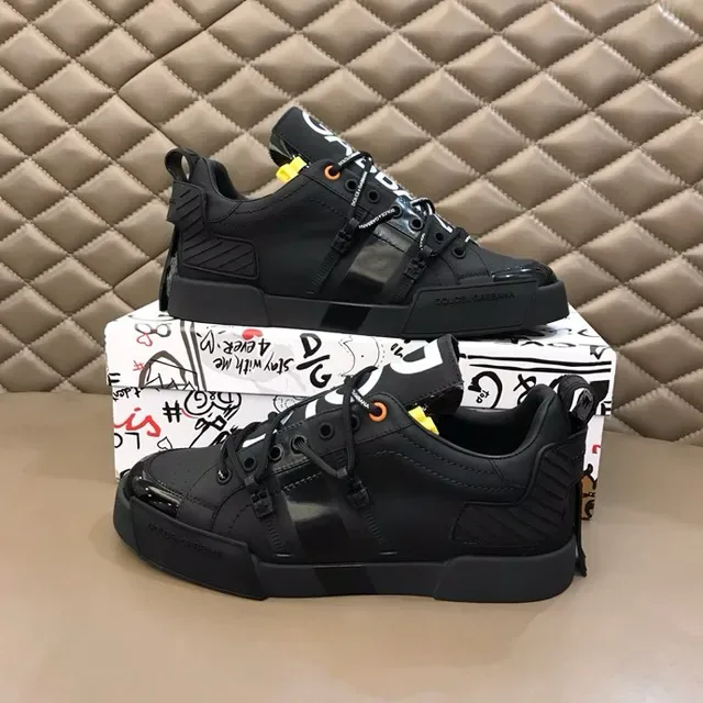 Dolce & Gabbana Defender Black Oversized Strap Lifestyle Sneakers 6