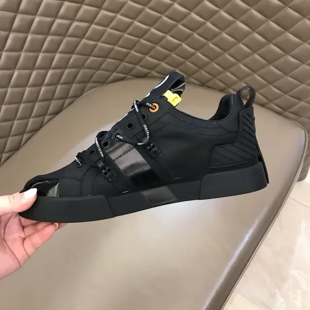 Dolce & Gabbana Defender Black Oversized Strap Lifestyle Sneakers 7