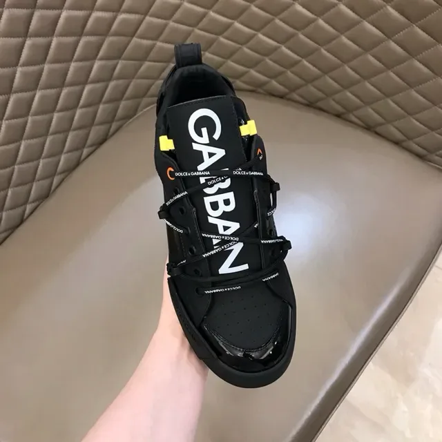Dolce & Gabbana Defender Black Oversized Strap Lifestyle Sneakers 8