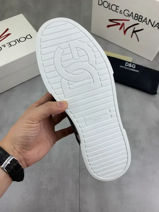 Dolce & Gabbana حذاء رياضي دنيم و شبكة منصة 3
