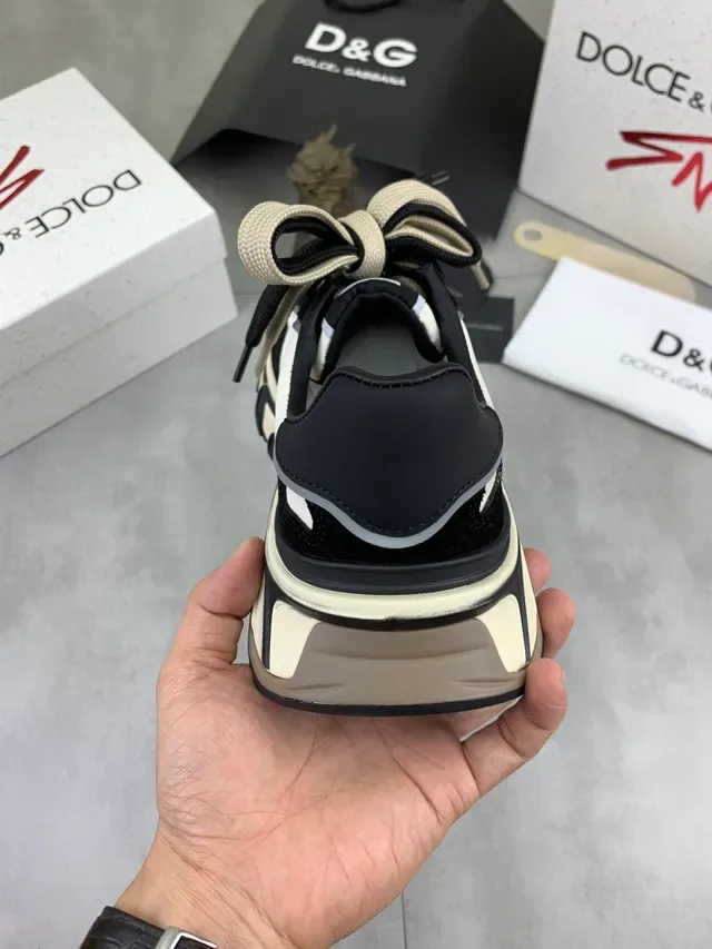 Dolce & Gabbana NS1 黑白米生活方式运动鞋 3