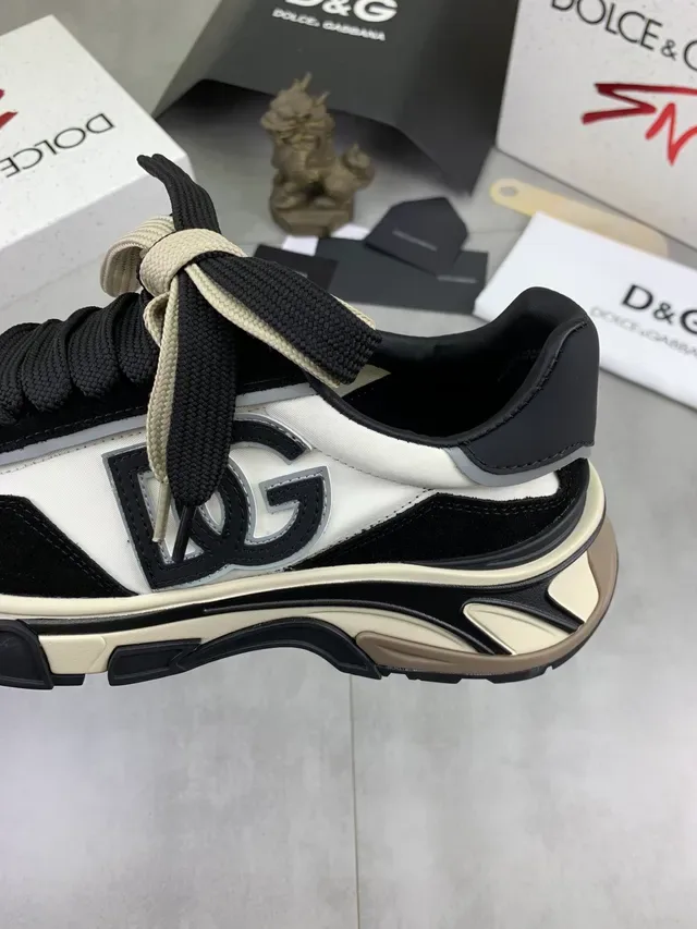 Dolce & Gabbana NS1 黑白米生活方式运动鞋 4