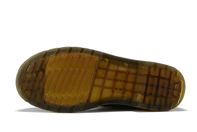 Dr. Martens 1461 ब्रॉग काला सफेद दो-टोन विंगटिप ब्रॉग 4