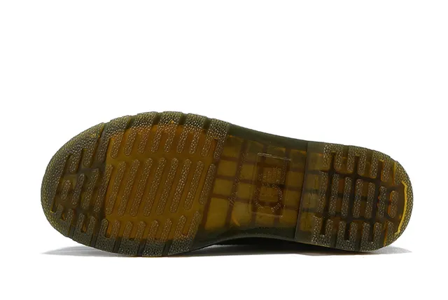 Dr. Martens 1461 ब्रॉग काला सफेद दो-टोन विंगटिप ब्रॉग 10