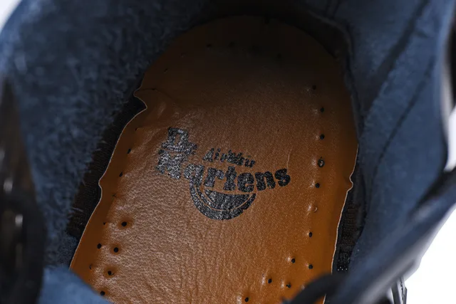 Dr. Martens কালো হলুদ প্ল্যাটফর্ম সোল ওয়েল্ট স্টিচিং মার্টিন বুটস 2