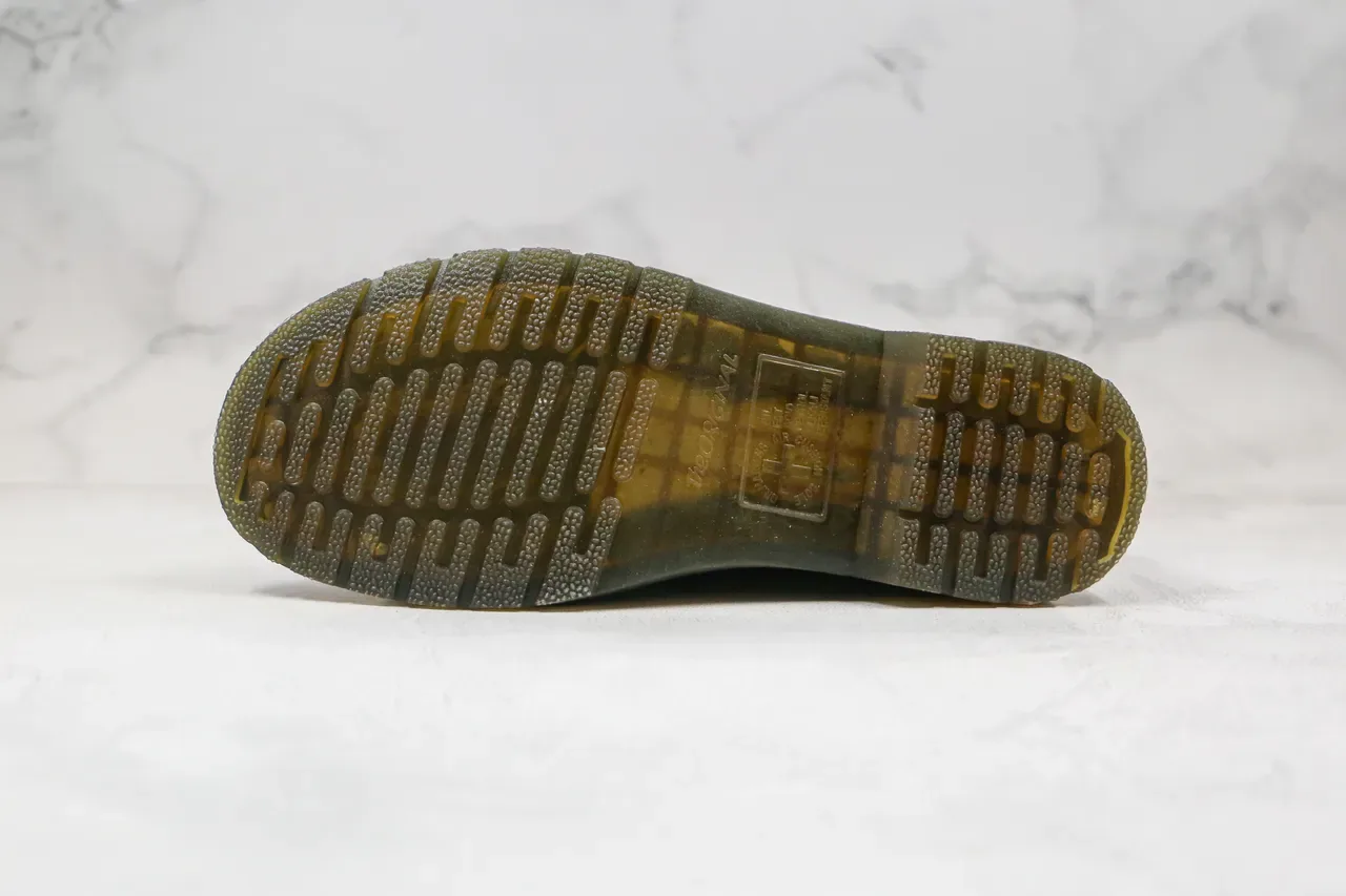 Dr. Martens चेल्सी बूट काले पीले चिकनी चमड़ी वेल्ट स्टीचिंग चेल्सी बूट 2
