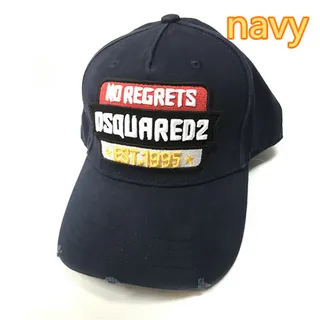 Dsquared2 No Regrets সেলাই করা জলপাই সবুজ বেসবল ক্যাপ 2