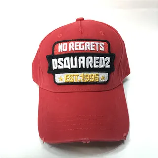 Dsquared2 No Regrets সেলাই করা জলপাই সবুজ বেসবল ক্যাপ 4