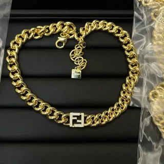 Fendi FF 链条 Gold-Tone Curb-Link 手链