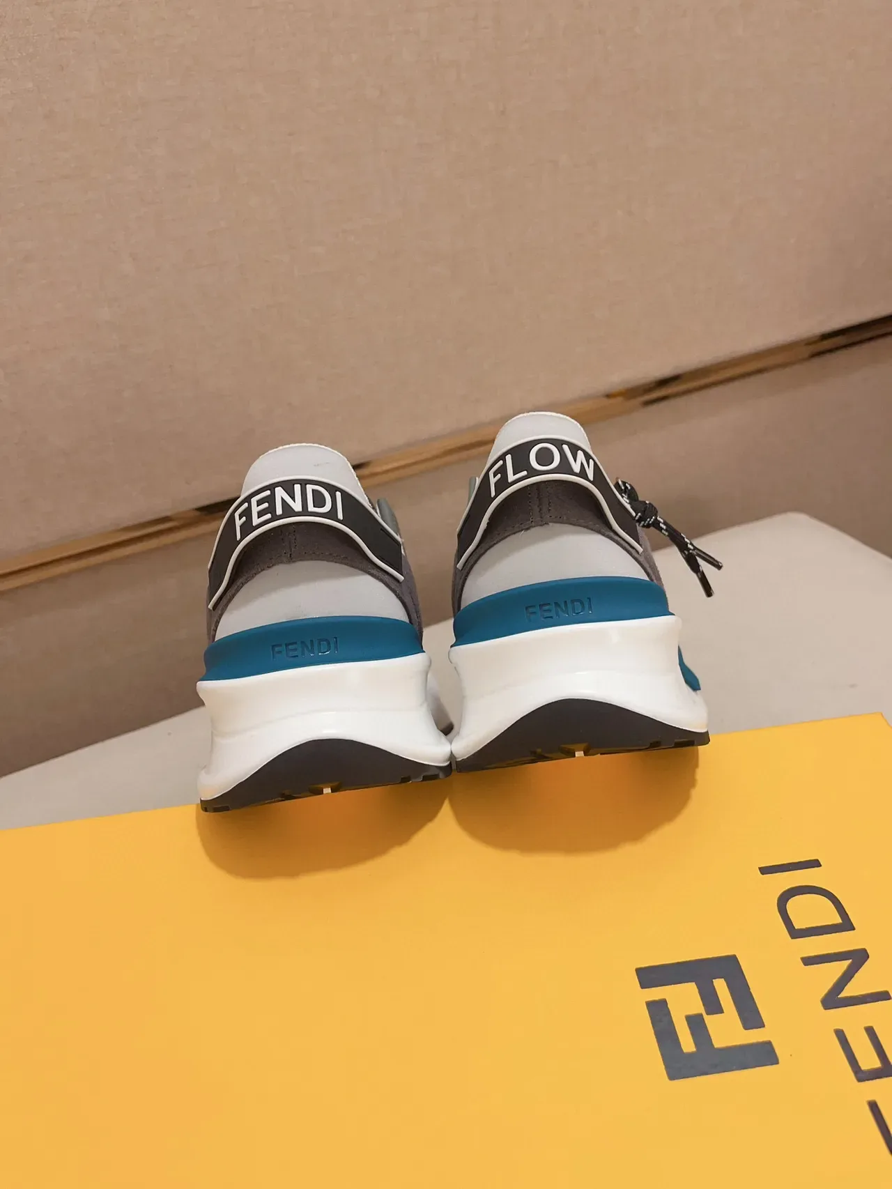 Fendi First Monogram Mesh Chunky Sneaker 8