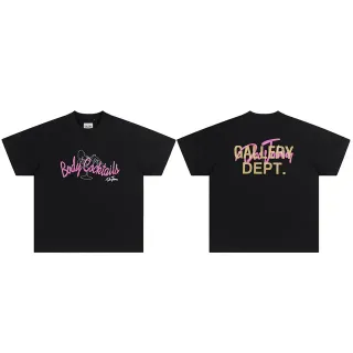 Gallery Dept Body Cocktails Graphic Print Black T-Shirt