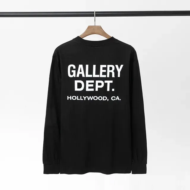 T-shirt à manches longues imprimé graphique Gallery Dept 9