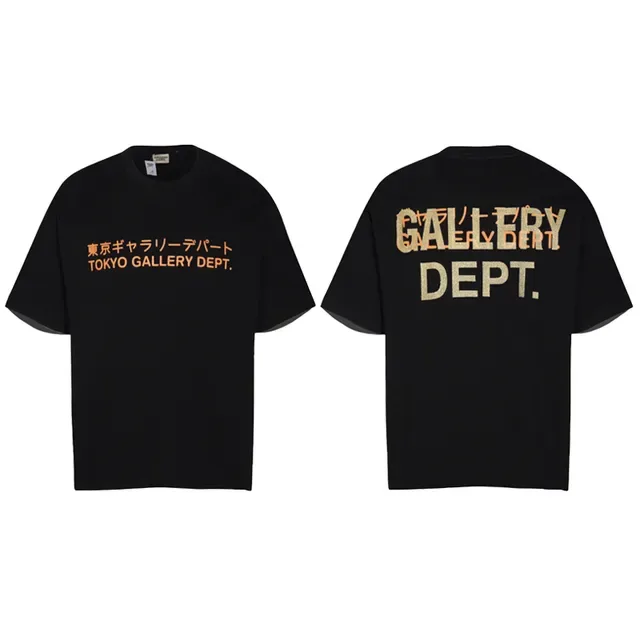 Camiseta Gallery Dept Tokyo estampa gráfica Gallery Dept azul-marinho 8