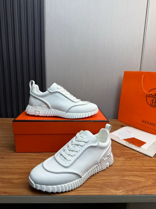 All-White Sculpted Sole Lifestyle Sneaker 4