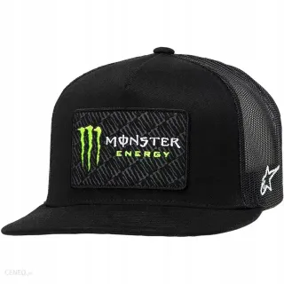 Alpinestars x Monster Energy 黑色卡车司机棒球帽