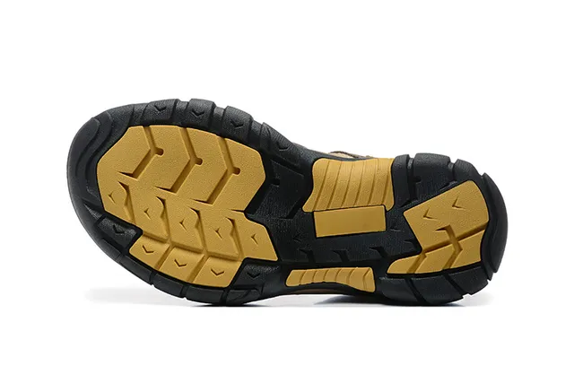 Sandales casuales avec multi-cordon ajustable et lacing en Army Green Black 7