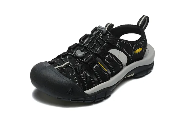 Sandales casuales avec multi-cordon ajustable et lacing en Army Green Black 23