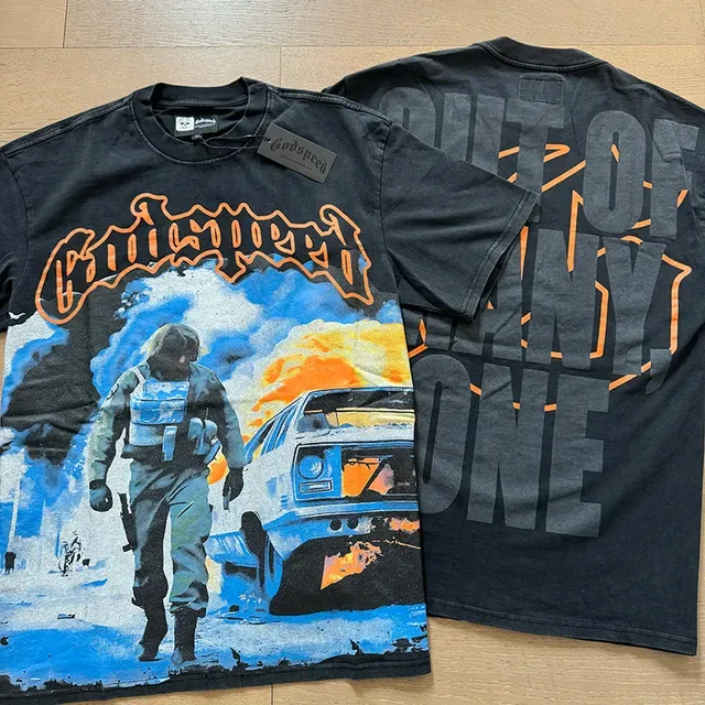 Black Graphic Print Oversized T-Shirt 7
