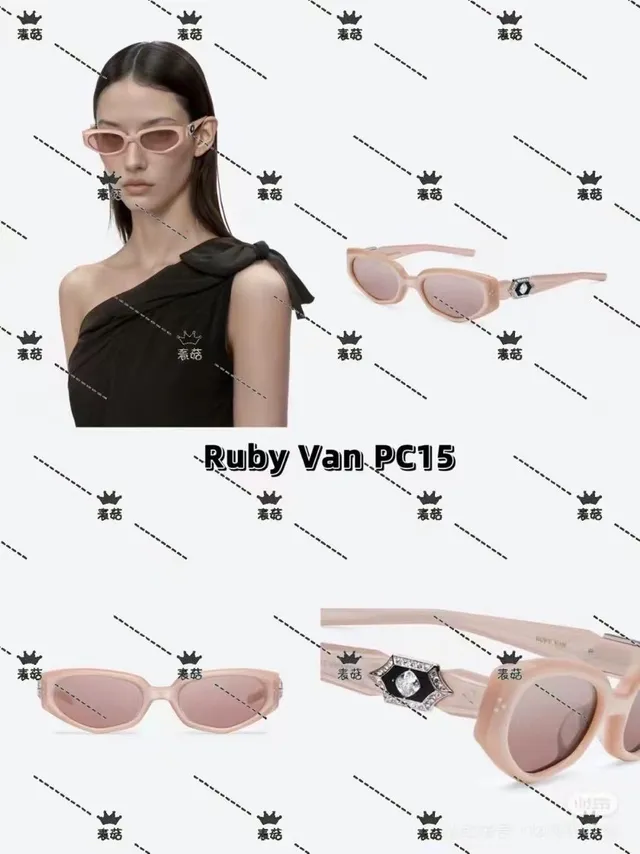 Gafas de sol marco ovalado pequeño templos de metal ornamentados en negro y plata 5