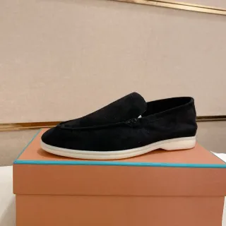 Mocasines Moc-Toe de ante negro